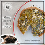 Masa casera de tarta vegana