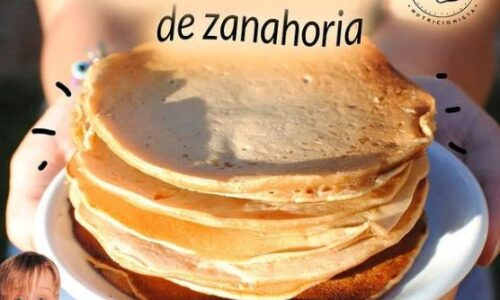 Hot cakes de zanahoria veganos