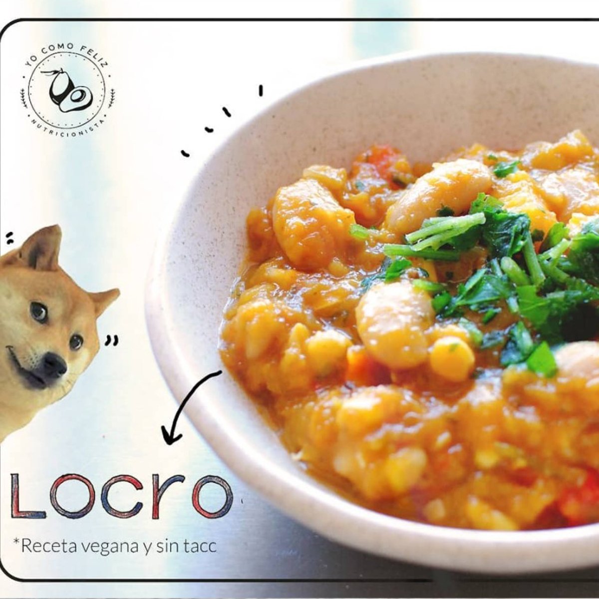 Locro vegano sin TACC