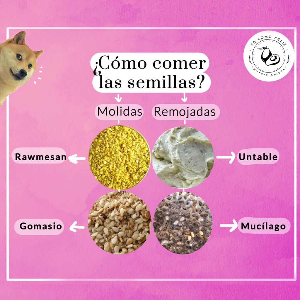 ¿Cómo comer las semillas?