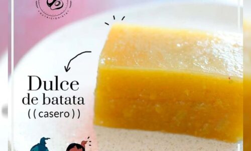 Dulce de Batata casero vegano y sin tacc
