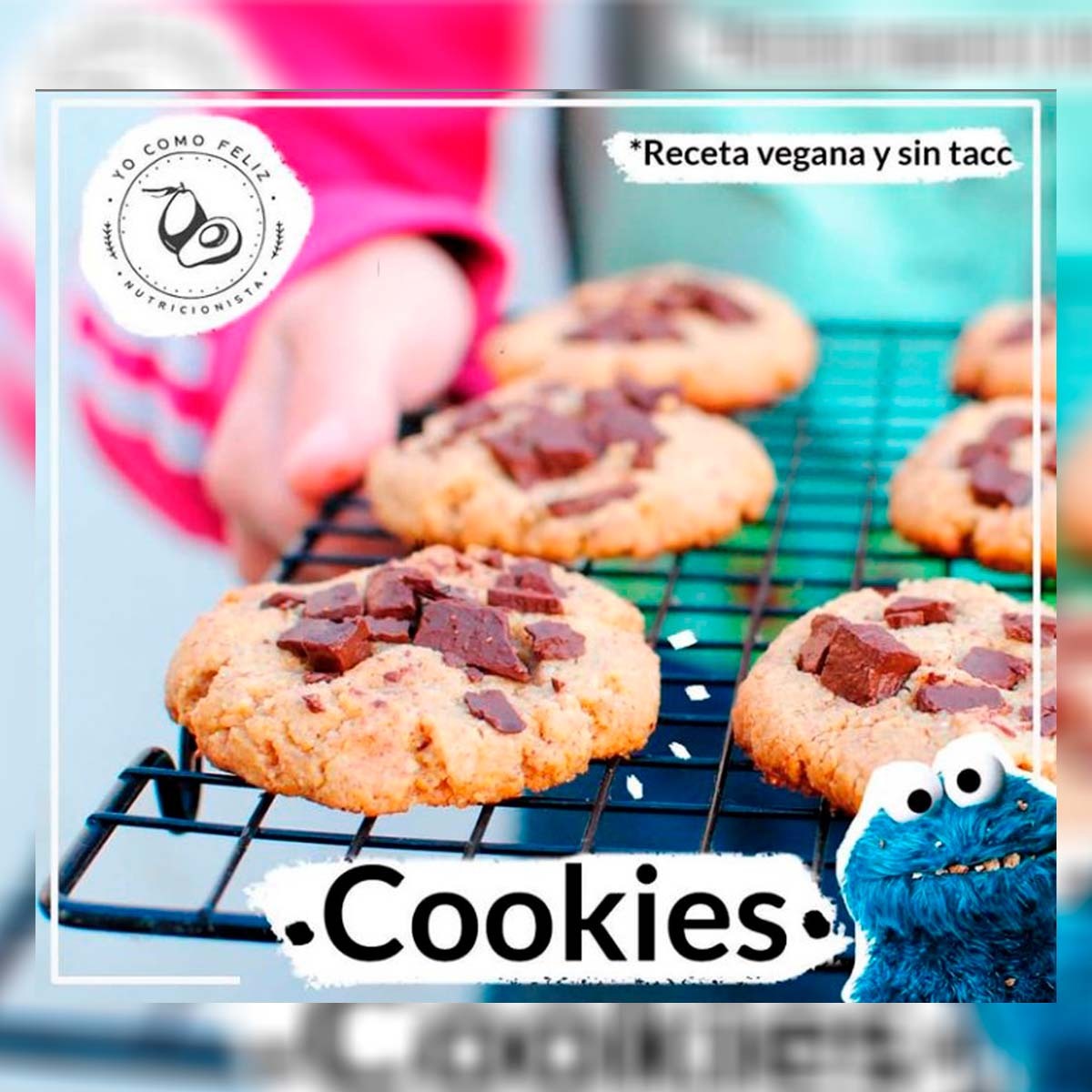 Cookies veganas sin tacc especiales