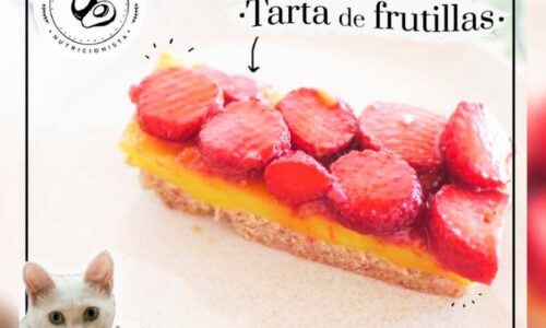 Tarta de frutilla vegana sin tacc