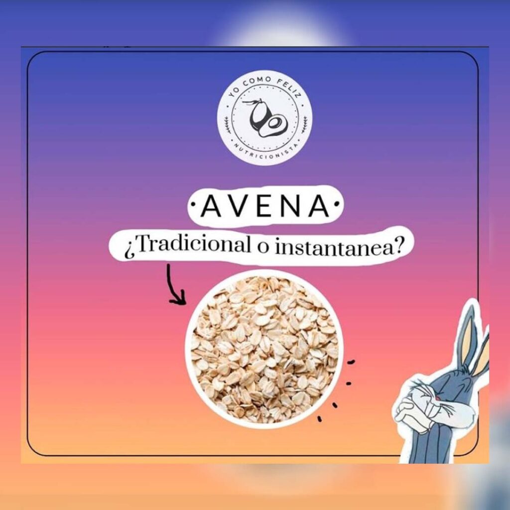 Avena tradicional o instantánea