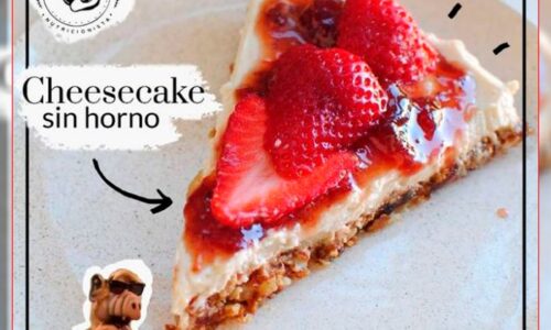 Cheesecake vegana sin horno