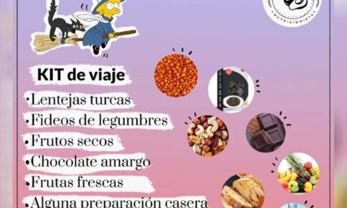 Kit de viaje vegano