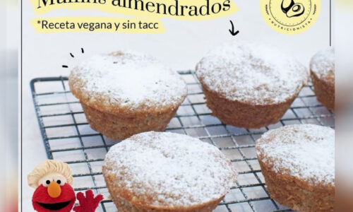 Muffins almendrados veganos y sin tacc