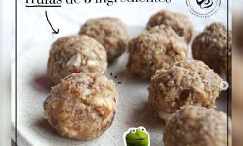 Trufas de 3 ingredientes veganas y sin tacc