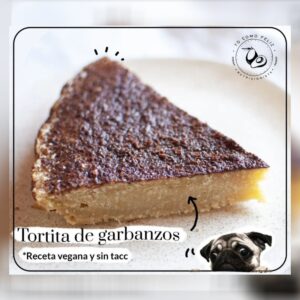 Tortita de garbanzos vegana sin tacc