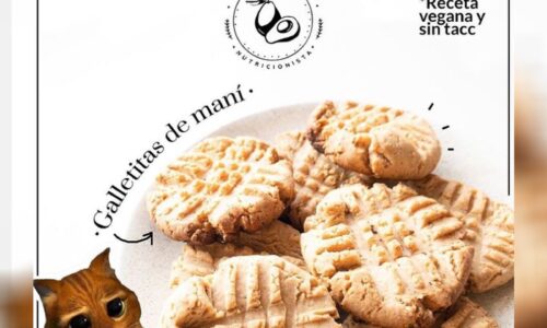 Galletitas de maní veganas sin tacc