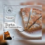 Torta de bananitas vegana sin tacc