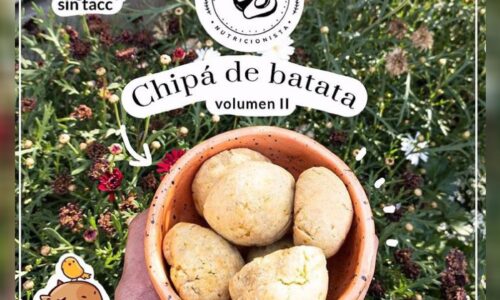 Chipa de batata vegano sin tacc