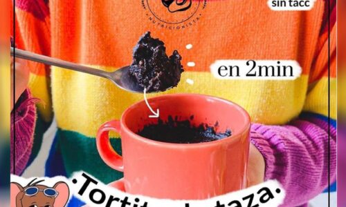 Tortita en taza vegana sin tacc