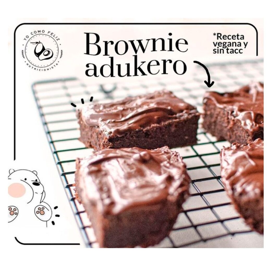 Brownie Adukero Sin Tacc y Vegano