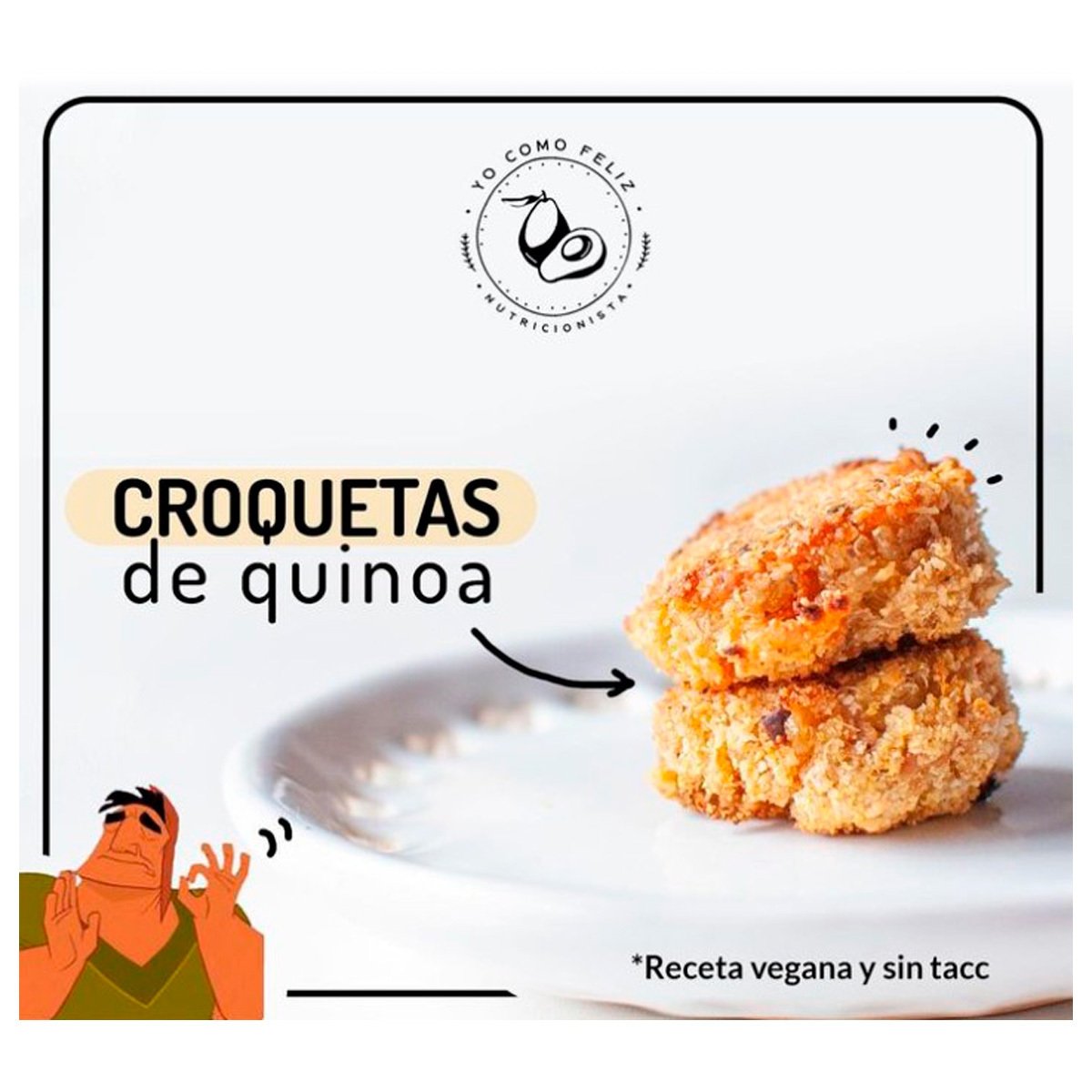 Croquetas de Quinoa veganas y sin tacc
