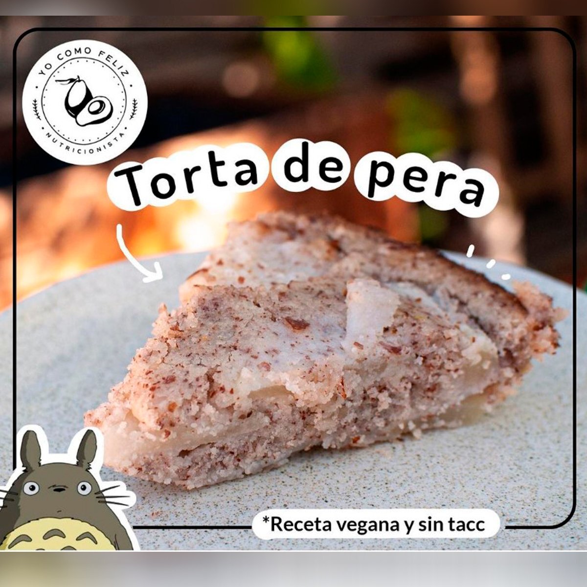 Torta de pera