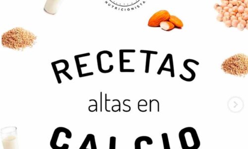 Recetas altas en calcio