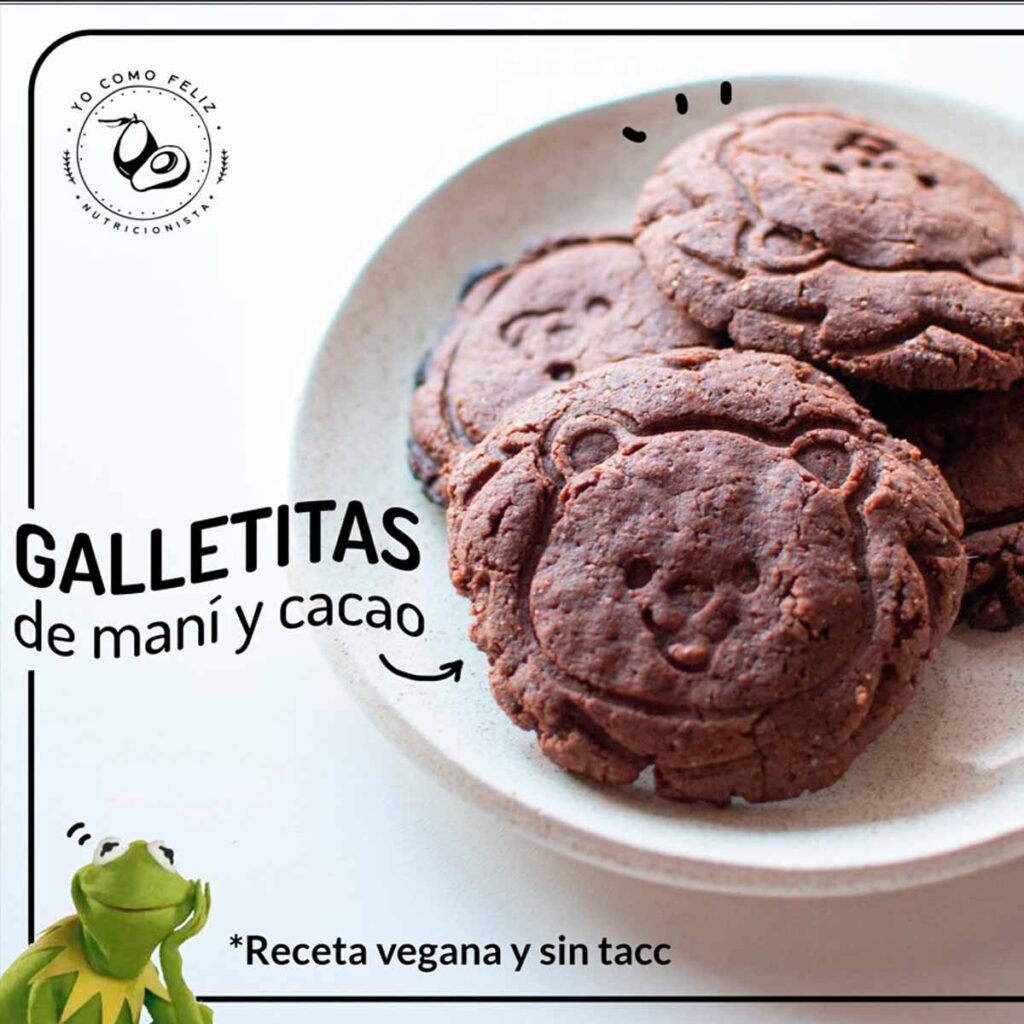 Galletitas de maní y cacao