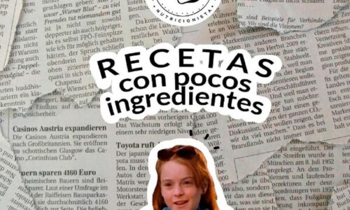 Recetas con pocos ingredientes