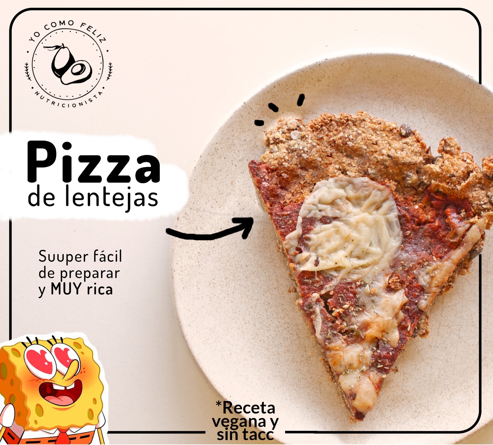 Pizza De Lentejas