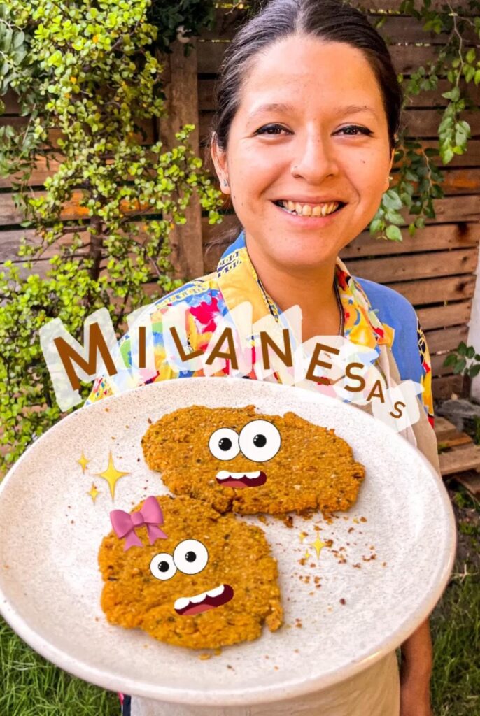 Milanesas de garbanzos