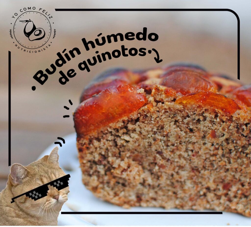 budín húmedo de quinotos