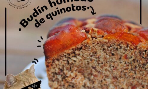 budín húmedo de quinotos