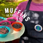 muffins de chocolate