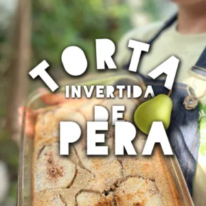 torta invertida de pera
