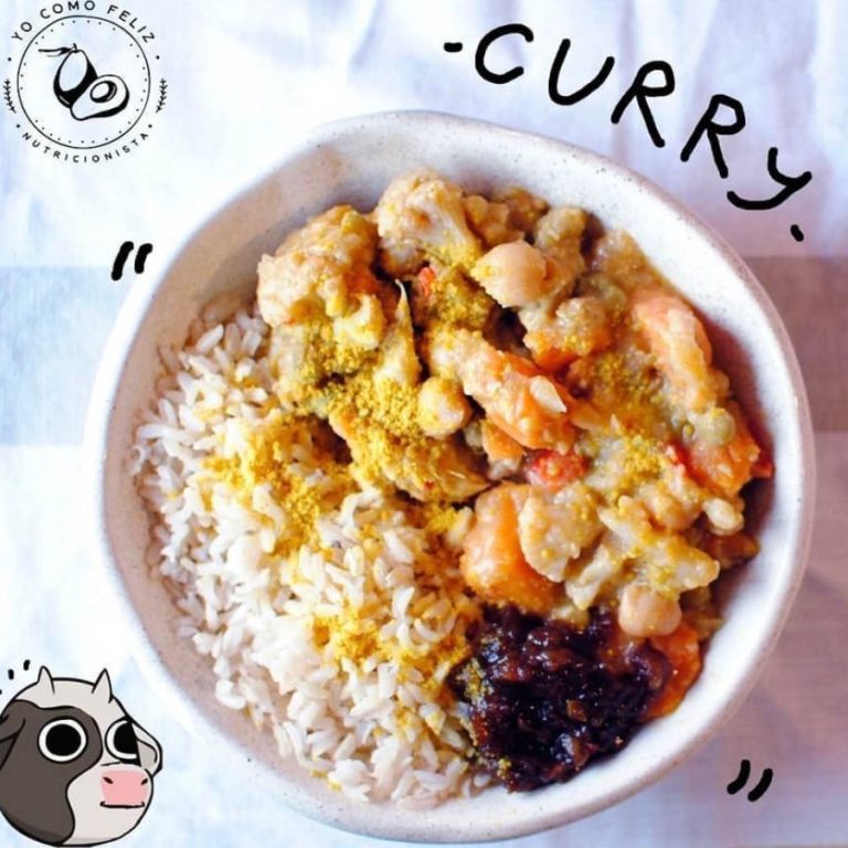 Curry de garbanzos y verduras
