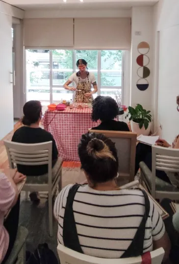 Clase de cocina presencial