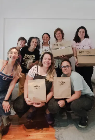 Taller grupal de cocina presencial